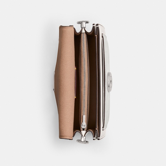 Coach Tabby Shoulder Bag 20 In Signature Canvas - Picture 4 of 9